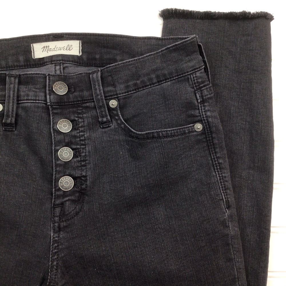 Madewell 9” High Rise Skinny Jeans Button-fly Tall - Picture 12 of 15